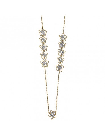Lorenzo Ungari Woman's Leggerissima Necklace with Flowers - 0 2