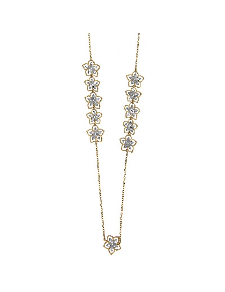 Lorenzo Ungari Woman's Leggerissima Necklace with Flowers - 0