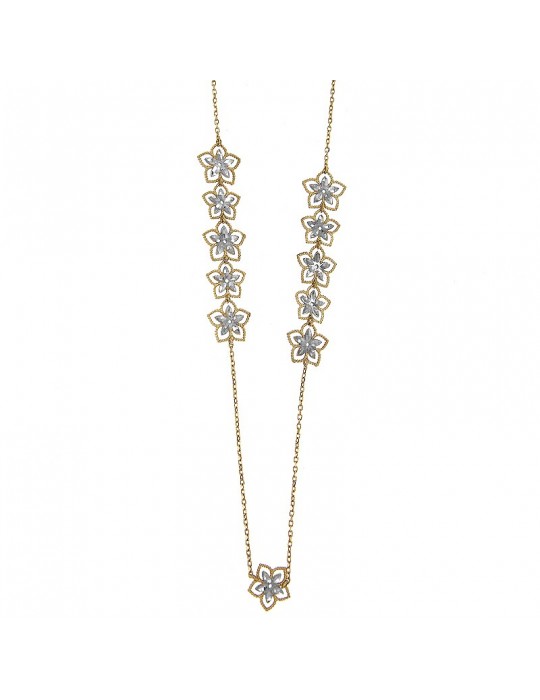Lorenzo Ungari Woman's Leggerissima Necklace with Flowers - 0