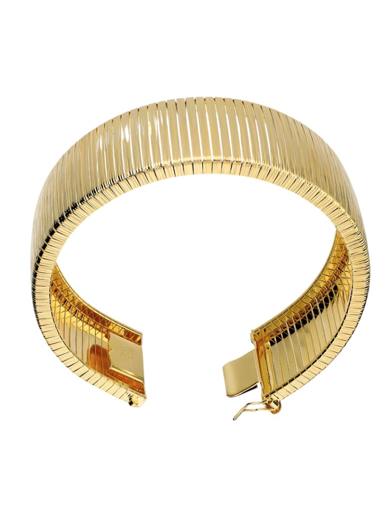 Etruscan Bracelet - Ithaca - Omega - Golden - Diamond - WSET00981.YG