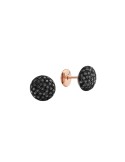 Italo Bottene - IB Noir Earrings in 18K Rose Gold with 0.80 ct Black Diamonds - 0