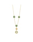 Italo Bottene Petra Necklace in 18K Yellow Gold with Tourmalines and Prasiolite - 0