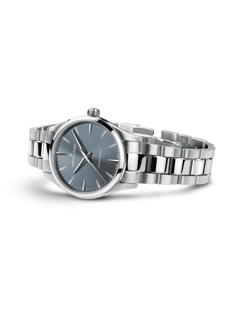 Hamilton Jazzmaster Lady Quartz 32mm Powder Blue Watch - 0