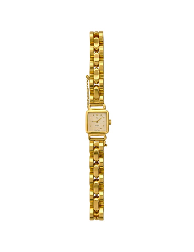 Orologio Omega - Solo Tempo - Oro Giallo 18 Carati - 15mm - Bianco