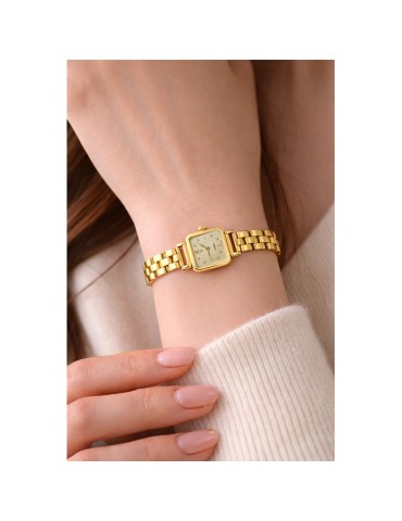 Omega Watch - Only Time - 18K Yellow Gold - 15mm - White 2