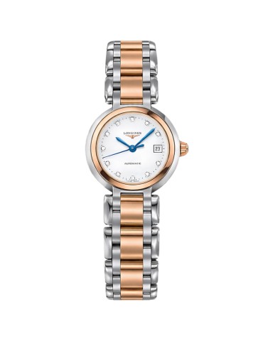 Orologio Longines - Automatico -  Silver - Rose Gold - 30mm - Diamanti