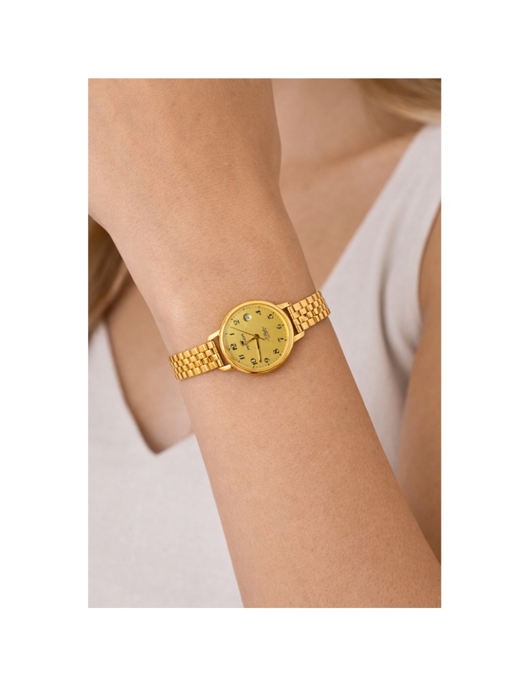 Pryngeps Watch - N-Flatline - Time and Date - 18K Yellow Gold - 23mm