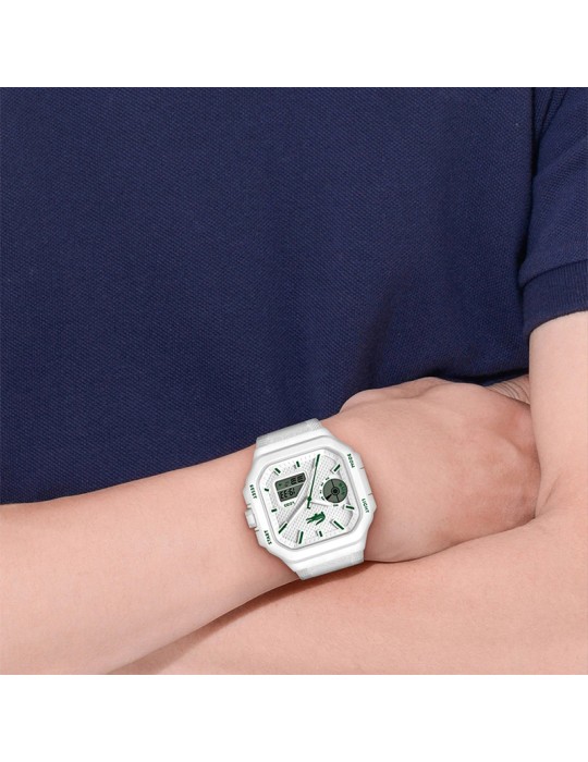 Lacoste Watch - LC33 Multifunction with White Digital Display 45mm - 0