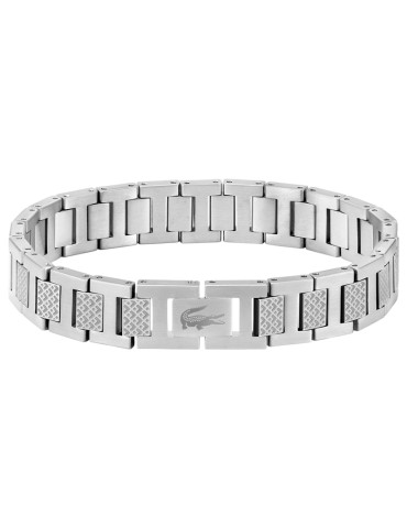 Bracciale Lacoste - Metropole - Maglie Spesse - Acciaio 316L - 2040117