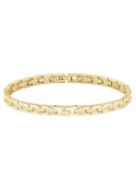 Lacoste Bracelet - Golden Steel - Links - Central Logo - 2040465