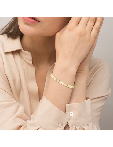 Bracciale Lacoste - Acciaio Dorato - Maglie - Logo Centrale - 2040465 2