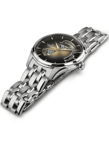Orologio Hamilton - Jazzmaster Open Heart Automatico 40mm Champagne - 0 2