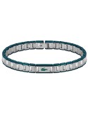 Bracciale Lacoste - Metropole Edge -Acciaio 316L-Inserti Verdi-2040590