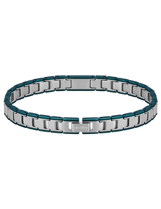Bracciale Lacoste - Metropole Edge -Acciaio 316L-Inserti Verdi-2040590