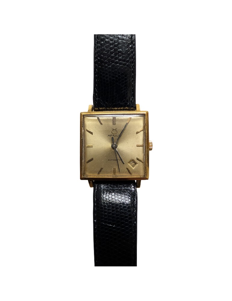 Orologio Milus -Tempo e Data - Oro Giallo 18 Carati - 27mm