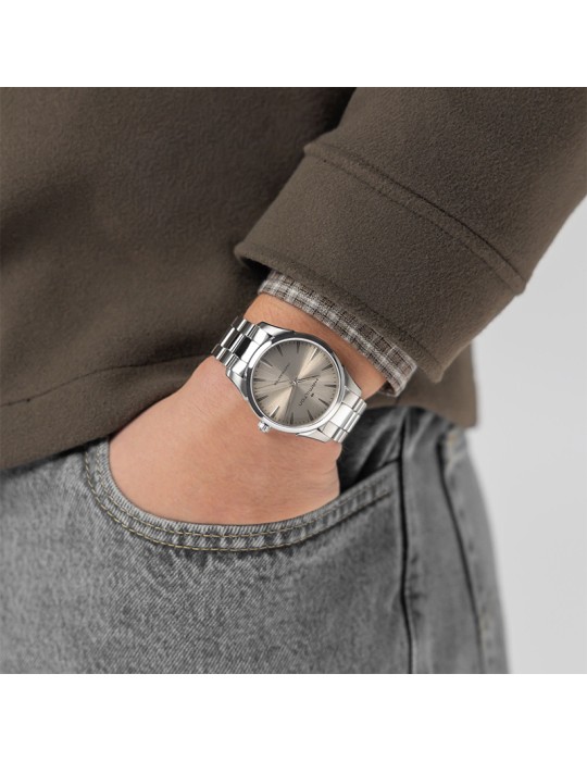 Orologio Hamilton - Jazzmaster Gent Solo Tempo Quartz 40mm Avorio Beige - 0