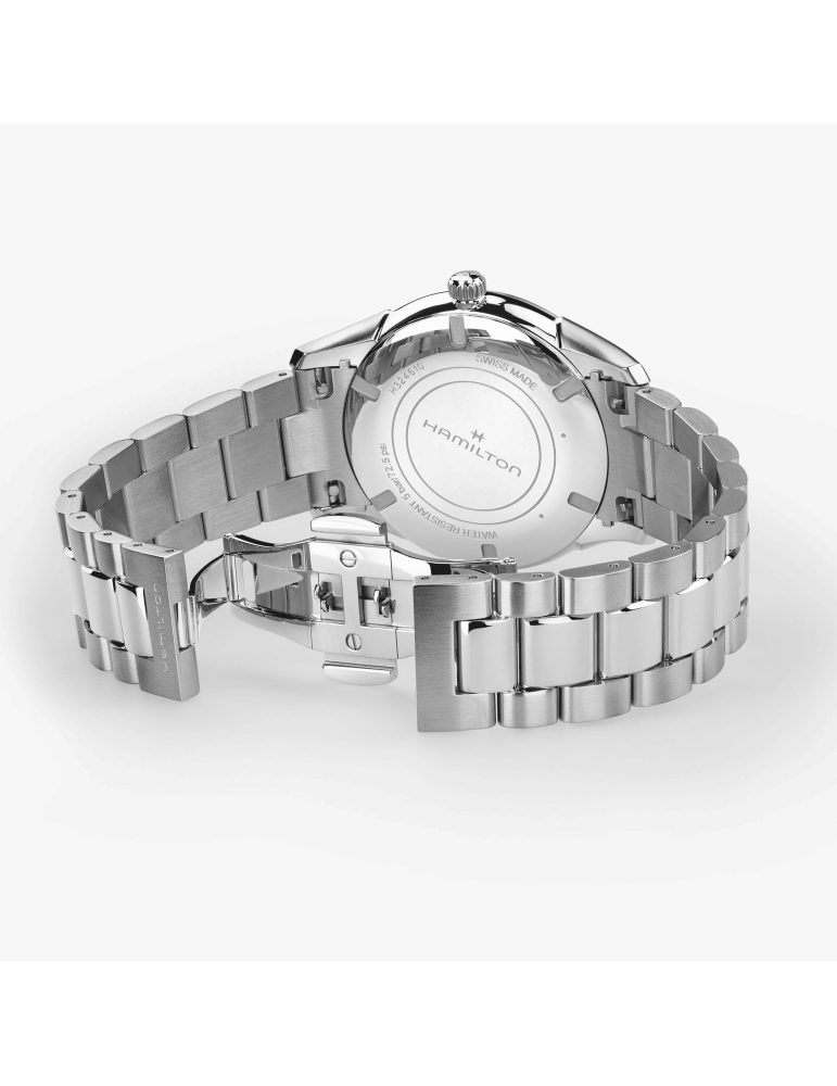 Orologio Hamilton - Jazzmaster Gent Solo Tempo Quartz 40mm Avorio Beige - 0