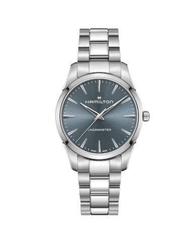 Orologio Hamilton - Jazzmaster Gent Solo Tempo Quartz 40mm Blu Avio - 0