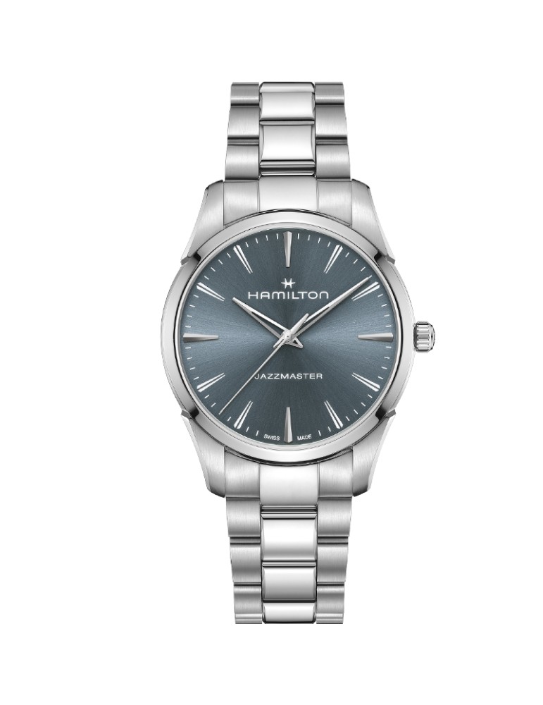Orologio Hamilton - Jazzmaster Gent Solo Tempo Quartz 40mm Blu Avio - 0