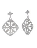 Orecchini Salvatore Plata - Pendenti a Rombo - Cubic Zirconia-195A0191