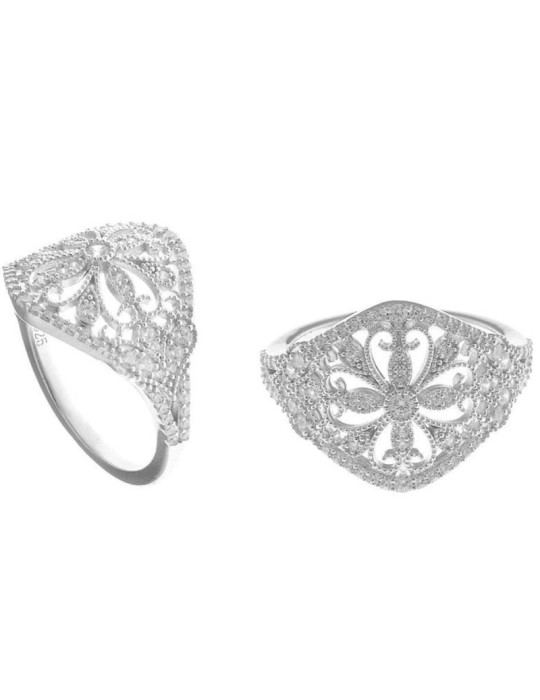 Anello Salvatore Plata - Wedding -Argento 925%-Cubic Zirconia-195S0072