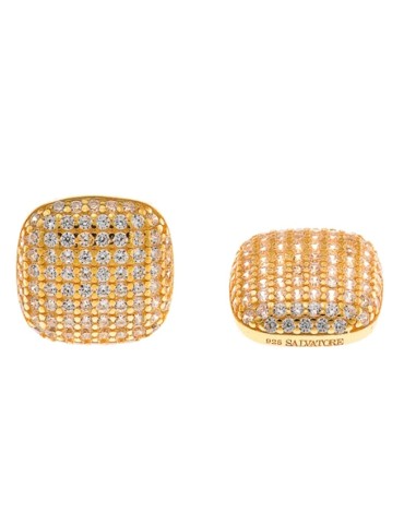 Orecchini Salvatore Plata-in Argento 925% Dorato-Cubic Zirconia-268A0146 2