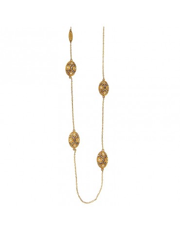 Collana Lorenzo Ungari Sabbia D'Oro da Donna - 0 2