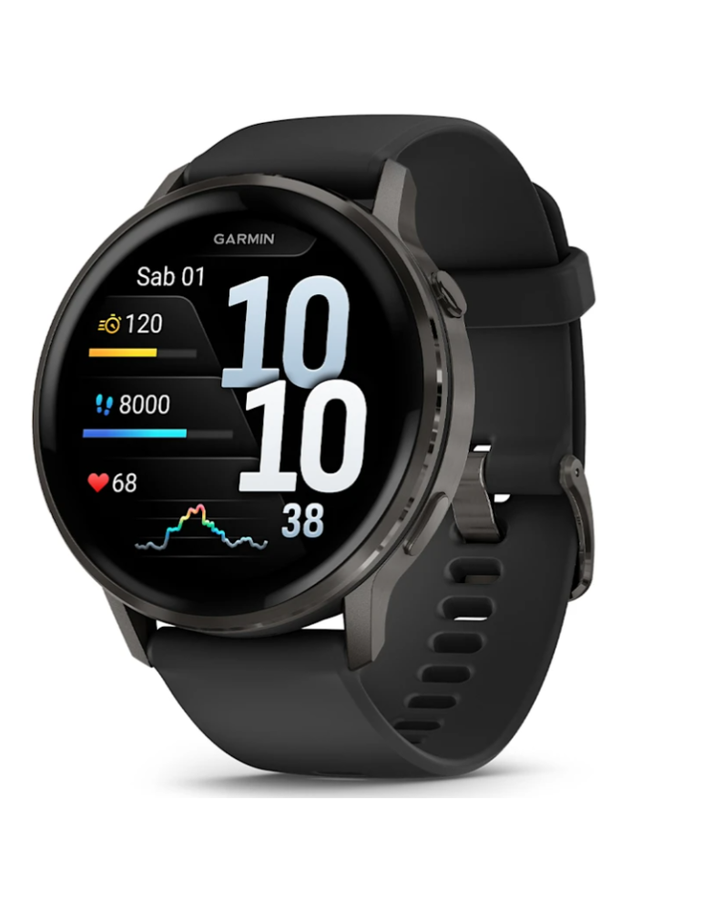 Orologio Smartwatch Garmin - Venu® 4 - 45 mm - Nero - 0