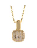 Salvatore Plata Necklace - 925% Gold Plated Silver - Pendant - 268C0005