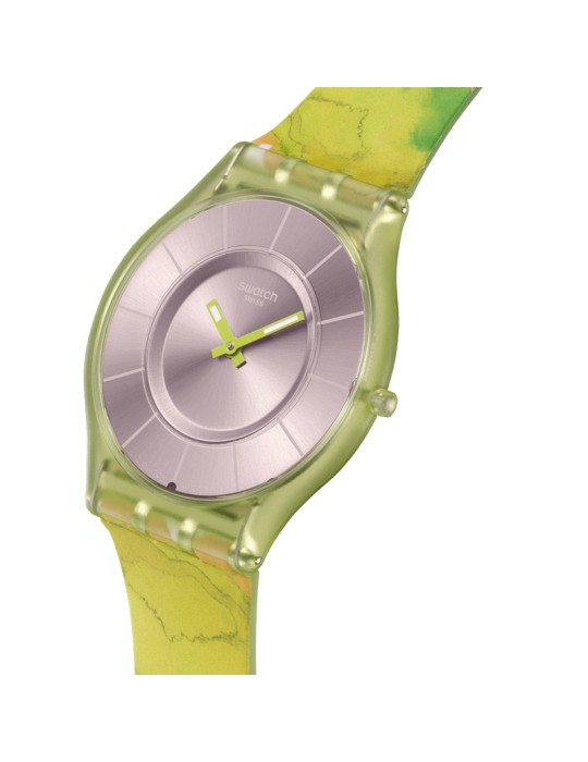 Orologio Swatch - Solo Tempo - Beige - 34mm - Verde - SS08G112