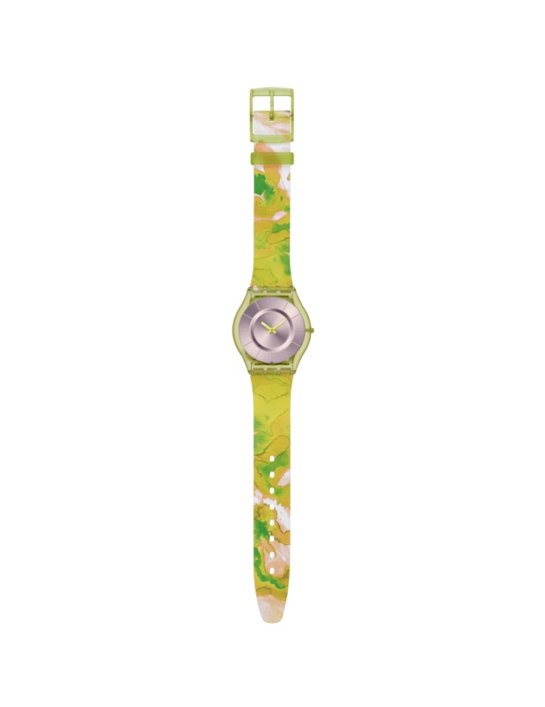 Swatch Watch - Only Time - Beige - 34mm - Green - SS08G112