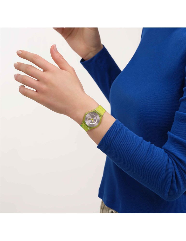 Swatch Watch - Only Time - Beige - 34mm - Green - SS08G112