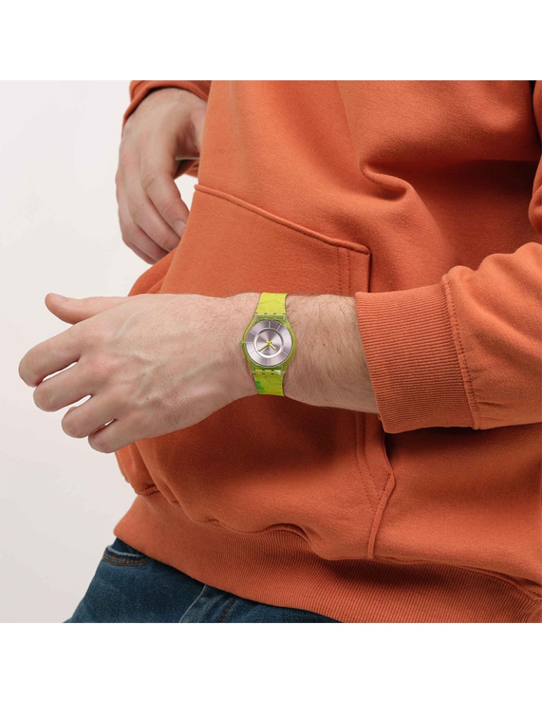 Swatch Watch - Only Time - Beige - 34mm - Green - SS08G112