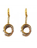 Lorenzo Ungari Woman's Earrings - 3Chic in 18K Rose, White and Yellow Gold - 0