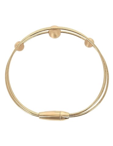 Pesavento Bracelet - 925% Gold Plated Silver - Round Elements-WDNAB701
