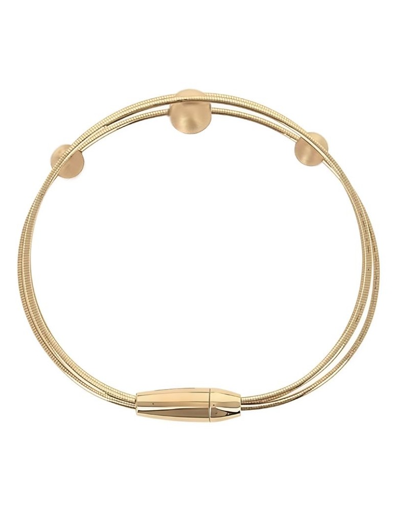 Pesavento Bracelet - 925% Gold Plated Silver - Round Elements-WDNAB701