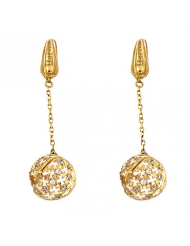 Lorenzo Ungari Woman's Earrings - Polvere di Stelle in 18 carat Yellow Gold - 0