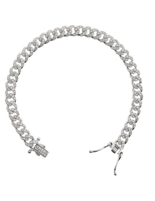 Bracciale Bronzallure-Catena Grumetta-Cubic Zirconia-WSBZ02607W.WR-180