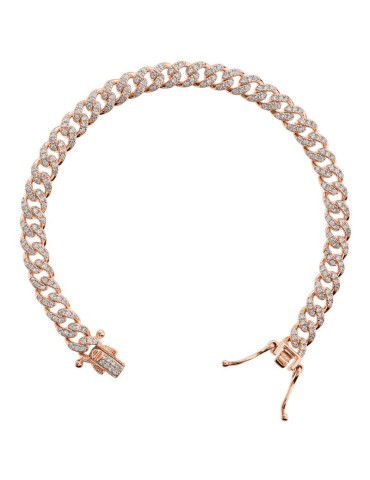 Bronzallure bracelet - Grumetta chain - Cubic Zirconia - WSBZ02607.WR-180
