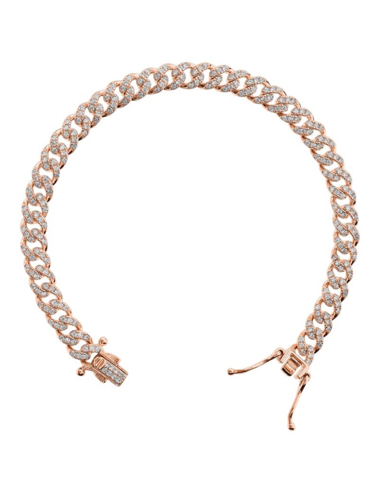 Bracciale Bronzallure -Catena Grumetta-Cubic Zirconia-WSBZ02607.WR-180