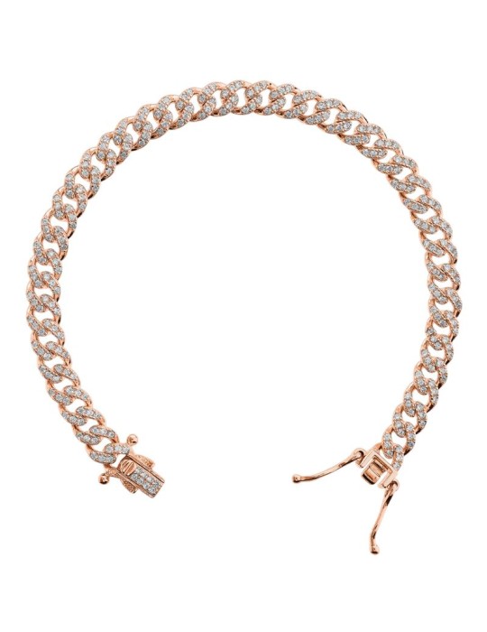 Bronzallure bracelet - Grumetta chain - Cubic Zirconia - WSBZ02607.WR-180
