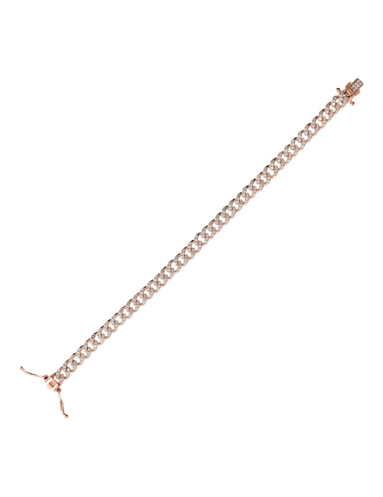 Bronzallure bracelet - Grumetta chain - Cubic Zirconia - WSBZ02607.WR-180