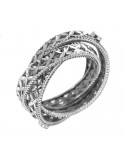 Lorenzo Ungari Woman Ring - 3Chic in 18k White Gold - 0