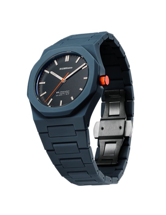 Orologio D1 Milano - Blue Legacy - Solo Tempo - 40,5 mm - Blu - PCBJ41