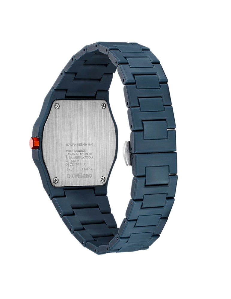 D1 Milano Watch - Blue Legacy - Only Time - 40.5 mm - Blue - PCBJ41