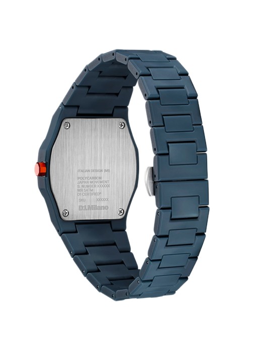 Orologio D1 Milano - Blue Legacy - Solo Tempo - 40,5 mm - Blu - PCBJ41