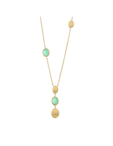 Collana Italo Bottene - Opalia in Oro Giallo 18 carati con Opali Verdi - 0 2