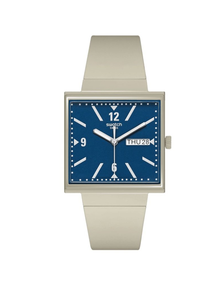 Swatch Watch - Bioceramic - What If... Blue - 42mm - Beige - SO34T700