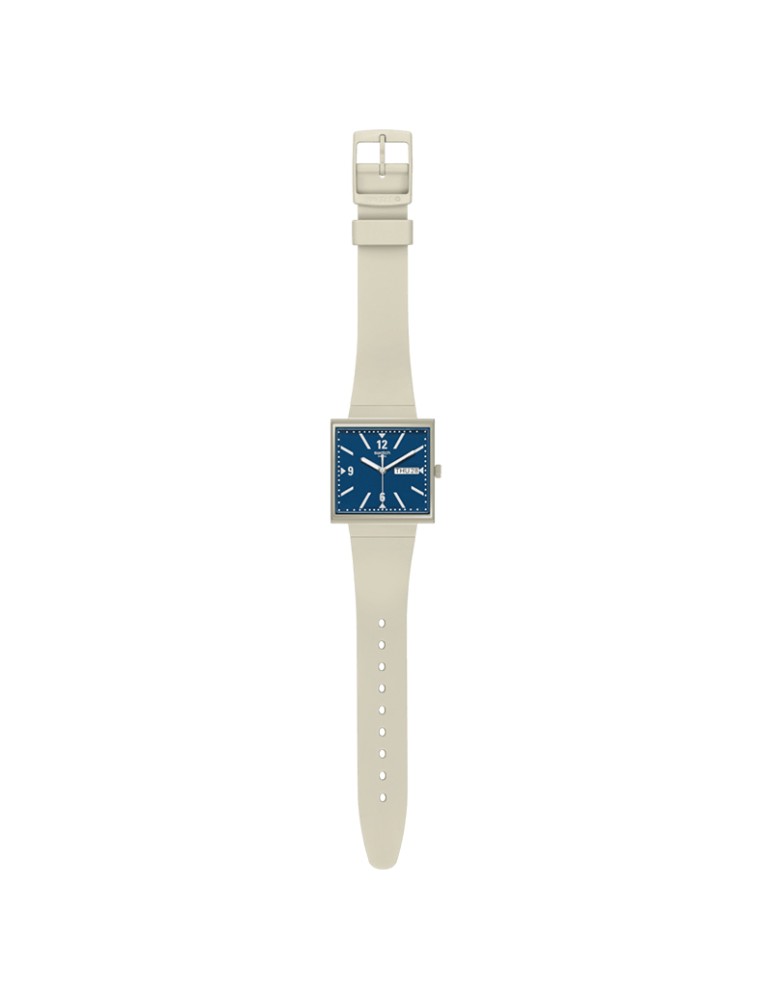 Swatch Watch - Bioceramic - What If... Blu - 42mm - Beige-SO34T700-S14