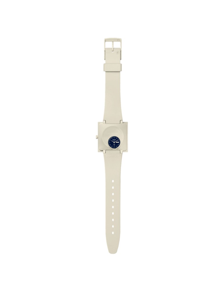 Swatch Watch - Bioceramic - What If... Blu - 42mm - Beige-SO34T700-S14